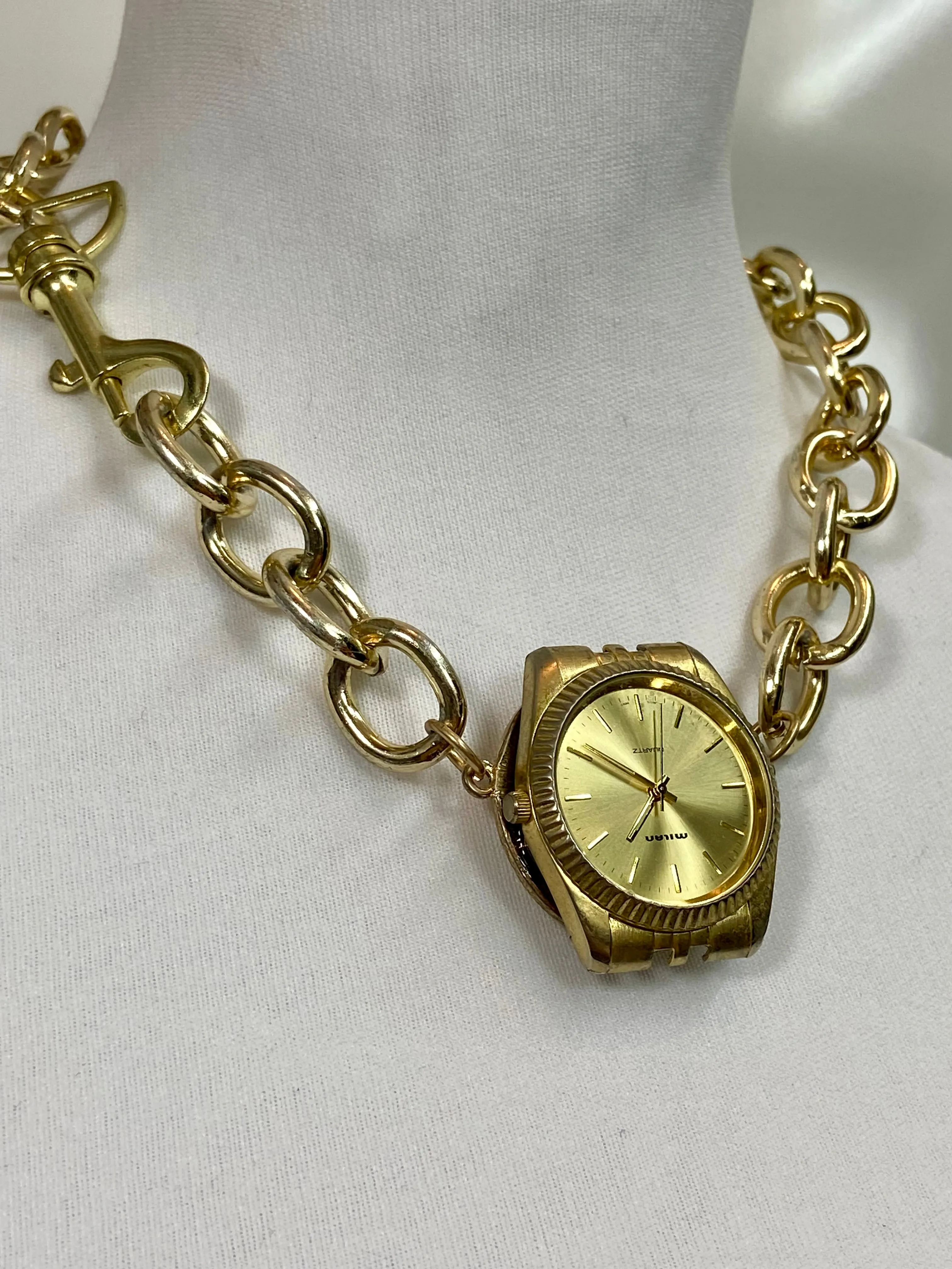 2 styles watch choker