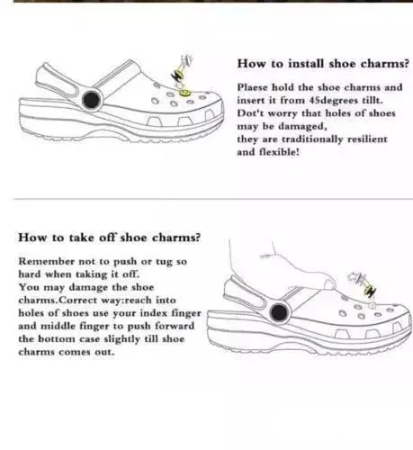 4 Pcs Girls Cosmetics Shoe Charms For Crocs, Bracelets, Shoes & Wristbands
