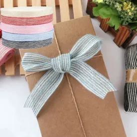 5 Meter / Colored Jute Burlap Ribbon