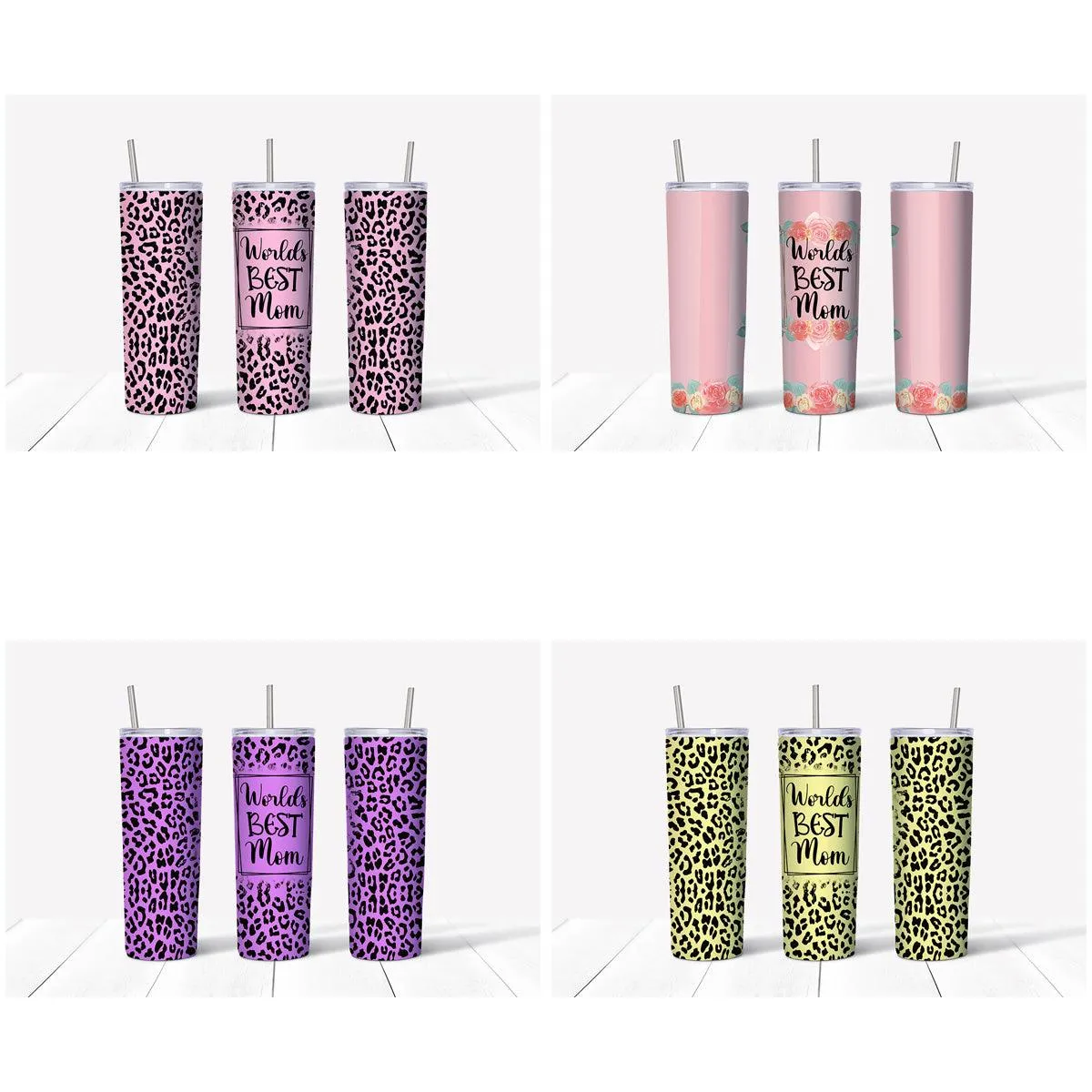 8 Worlds Best Mom Tumbler Wrap Designs Bundle JPG