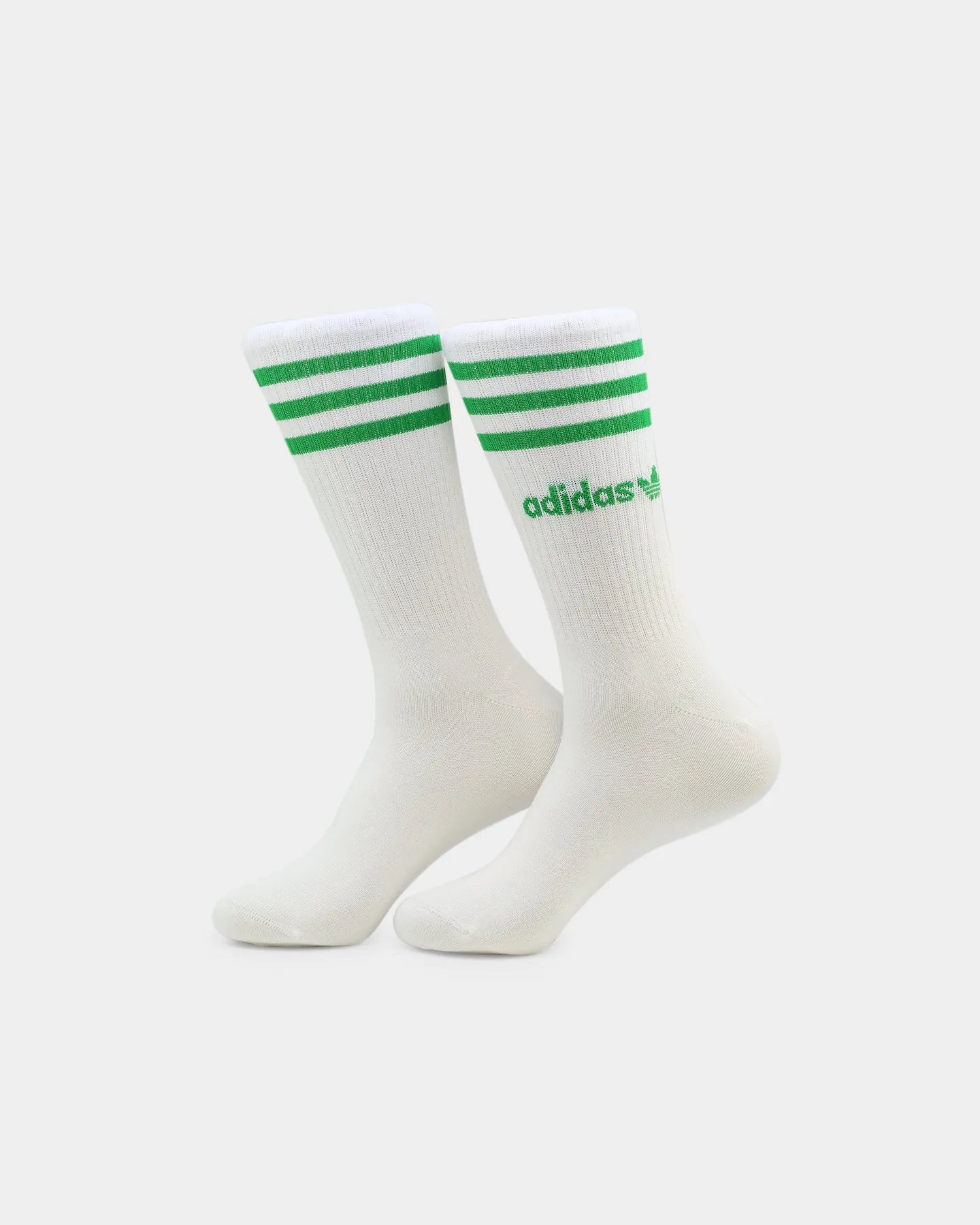 Adidas Graphic Crew Socks 3 Pack White