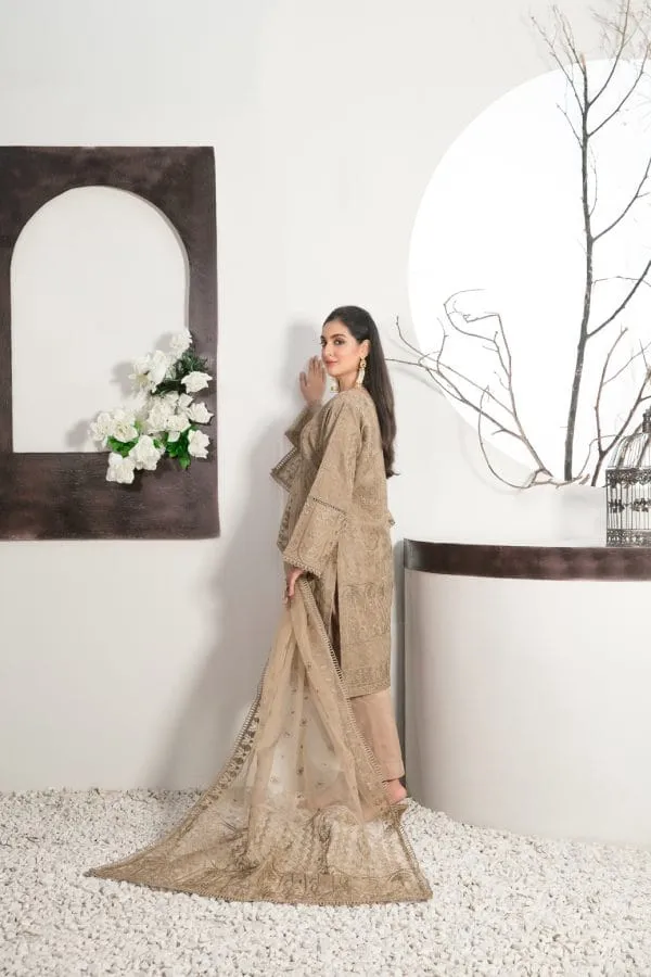 Aysel by Tawakkal 3 piece ready to wear suit D-7564