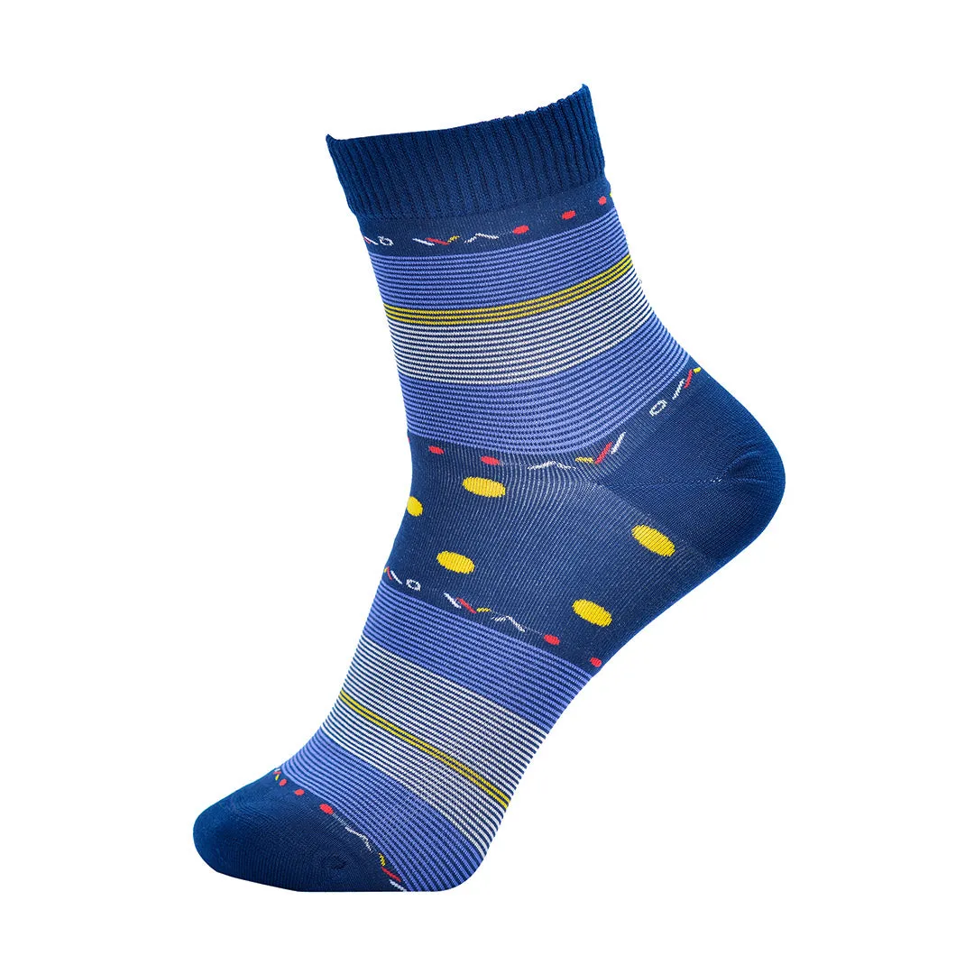 Blue Horizon Stripes - Ankle Socks Bamboo Socks