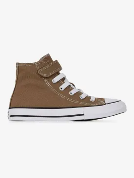 Chuck Taylor All Star 1V Hi Hot Tea/White/Black Shoes (Kids)