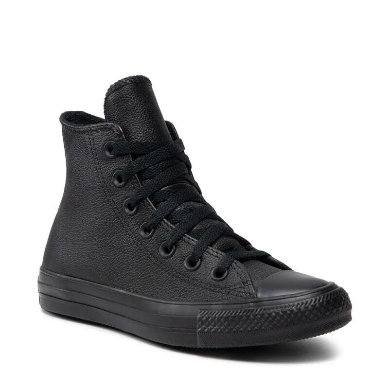 Converse Chuck Taylor All Star 135251C Unisex Black Mono Leather Shoes C157