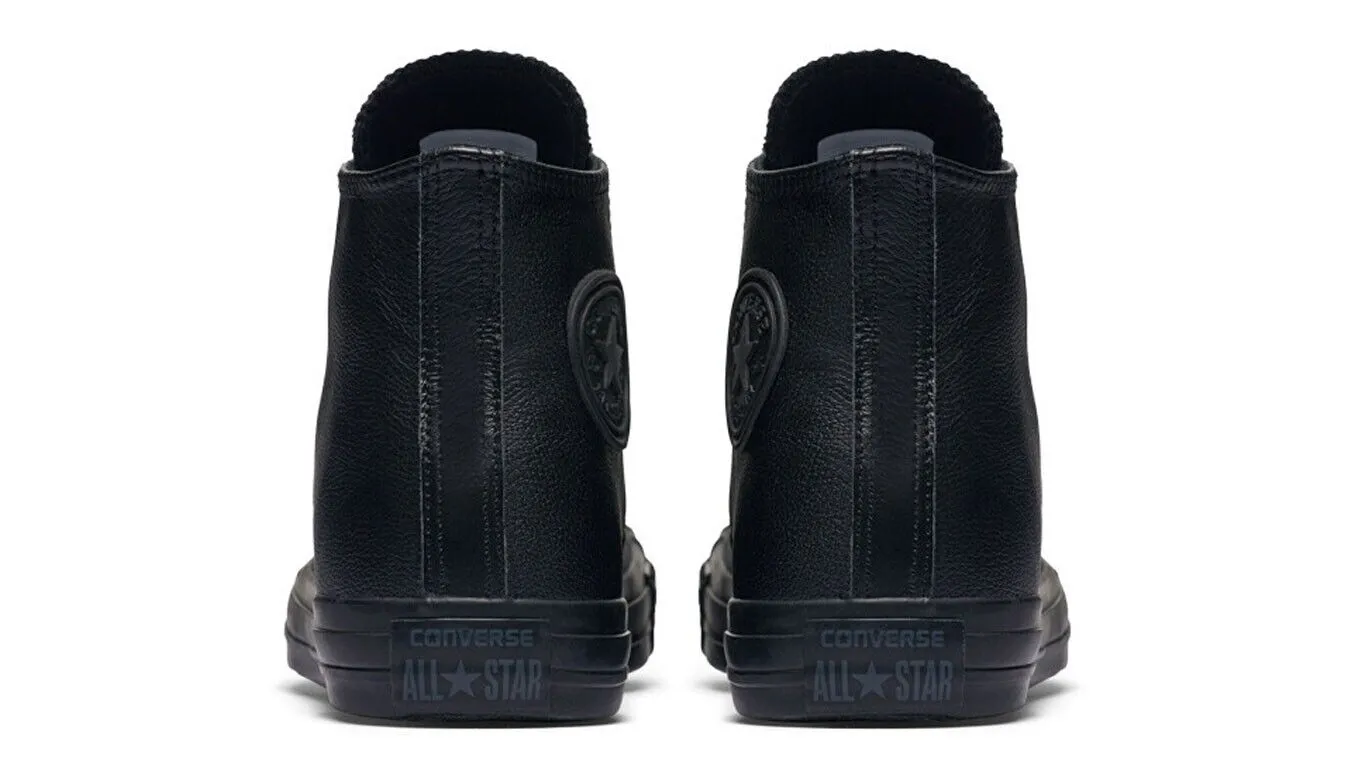 Converse Chuck Taylor All Star 135251C Unisex Black Mono Leather Shoes C157