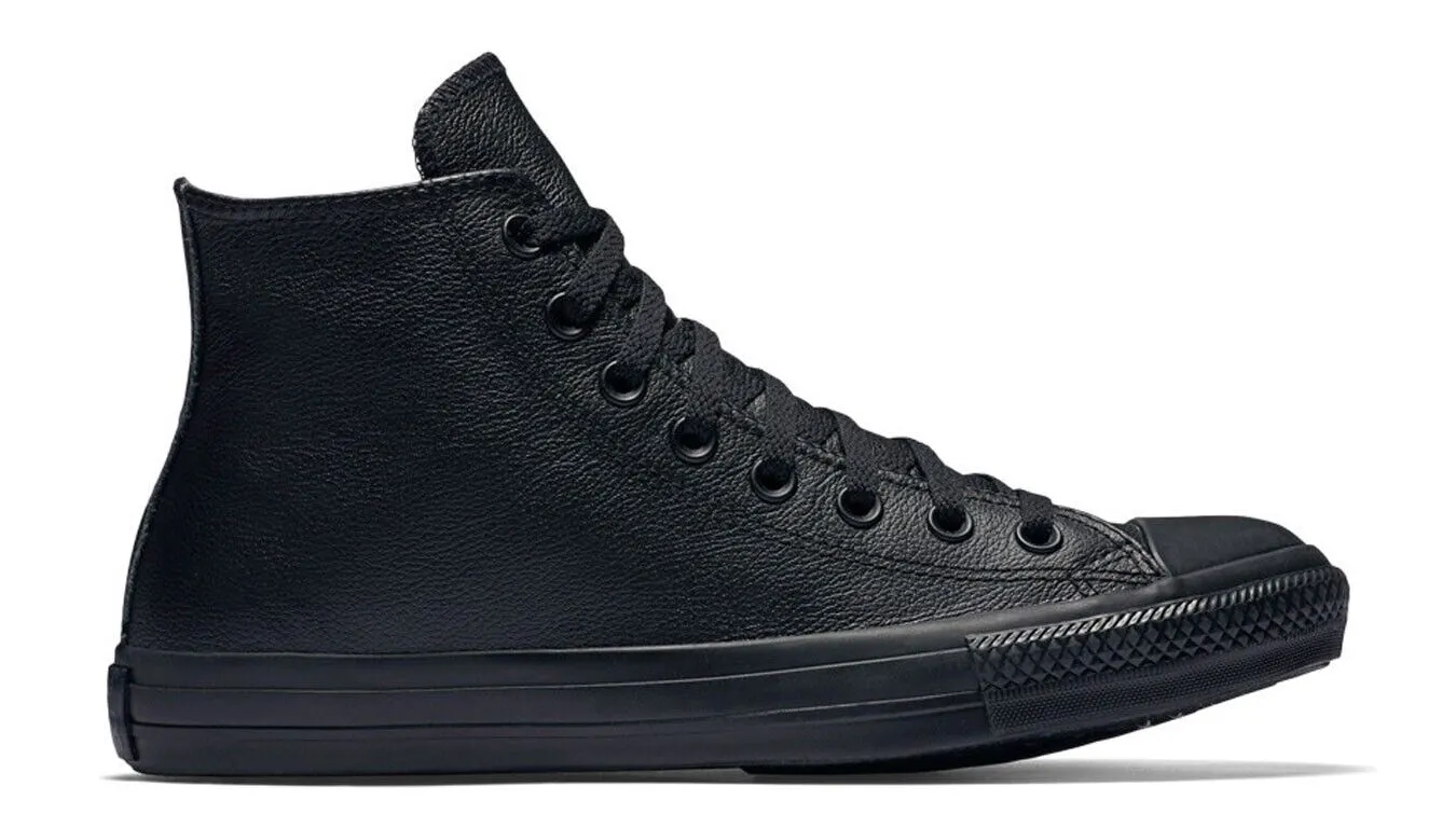 Converse Chuck Taylor All Star 135251C Unisex Black Mono Leather Shoes C157