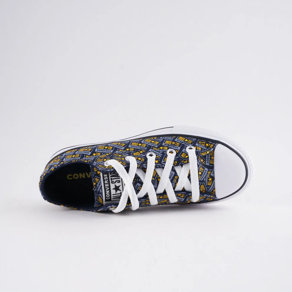 Converse Chuck Taylor All Star Ctas OX 667090C Pre School Kids Blue Shoe AMRS726