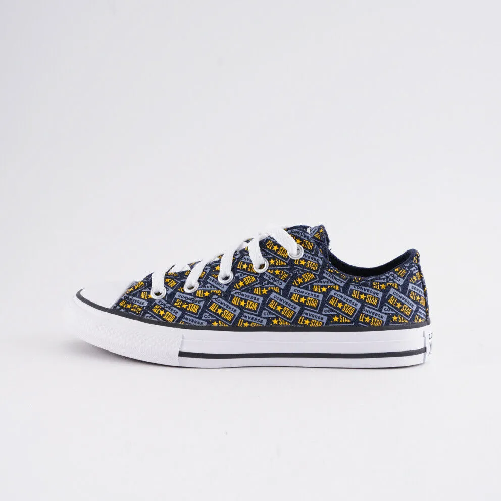 Converse Chuck Taylor All Star Ctas OX 667090C Pre School Kids Blue Shoe AMRS726