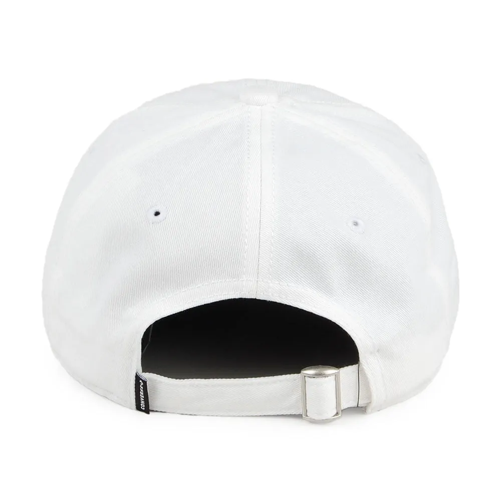 Converse Lock Up Cotton Baseball Cap - White