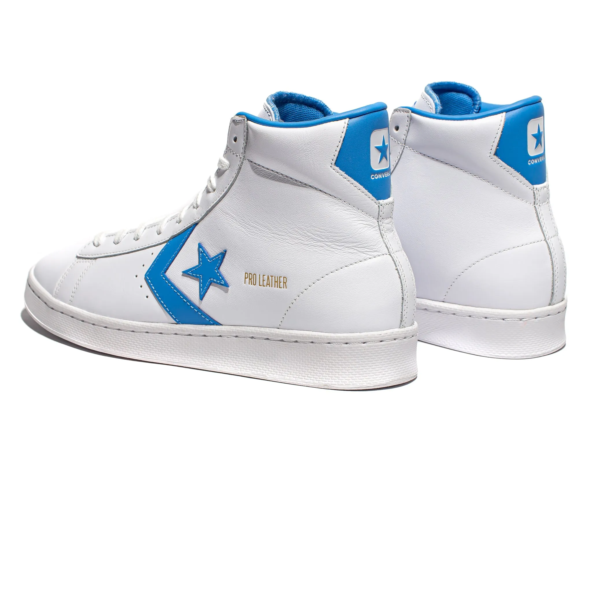 Converse Pro Leather Mid - White/Coast Blue