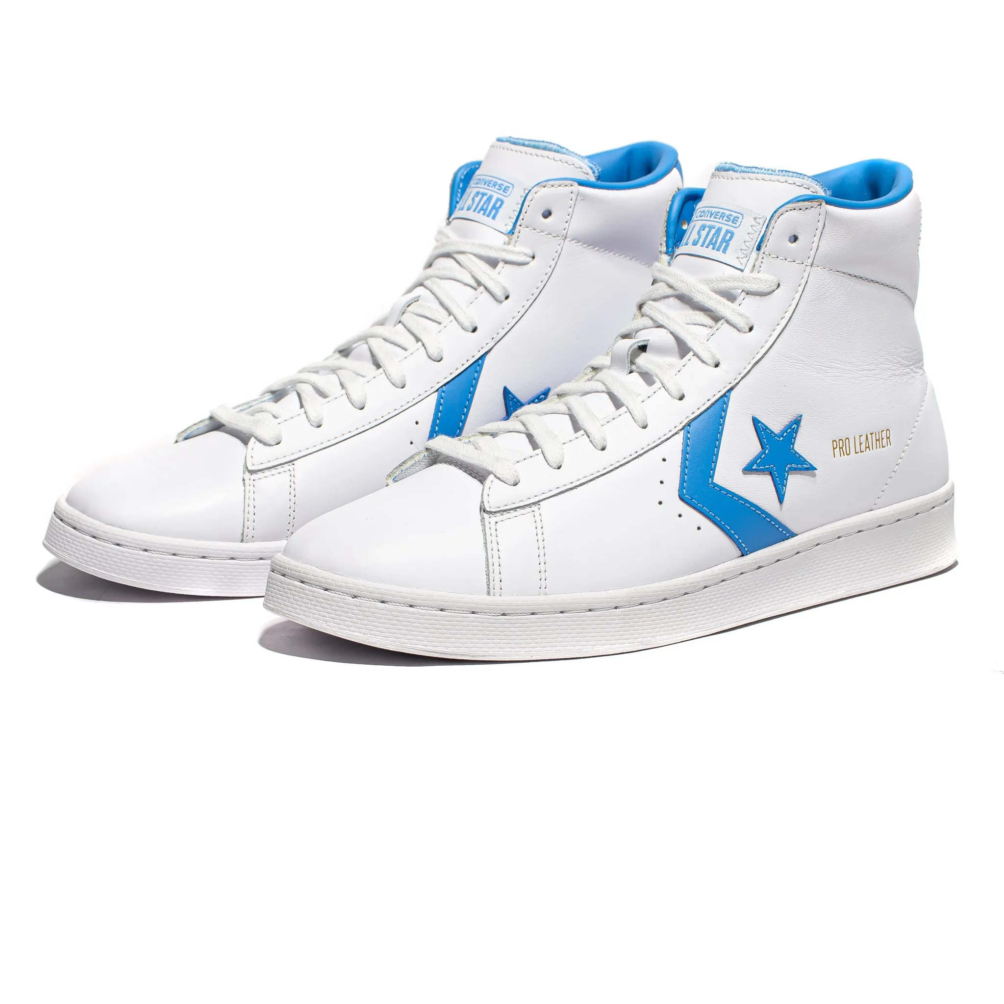 Converse Pro Leather Mid - White/Coast Blue