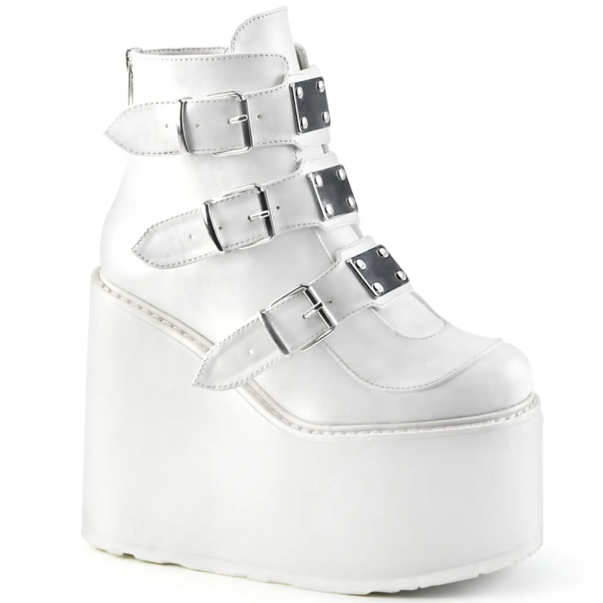 Demonia Swing-105 Wedge Platform Ankle Boot