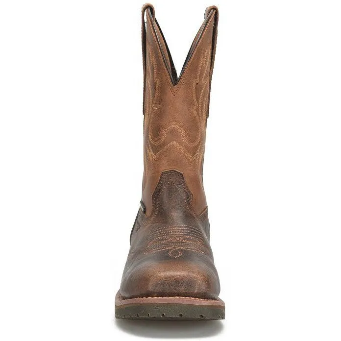 Double H Men's Outlook 11" Comp Toe WP Western Work Boot -Brown- DH6143