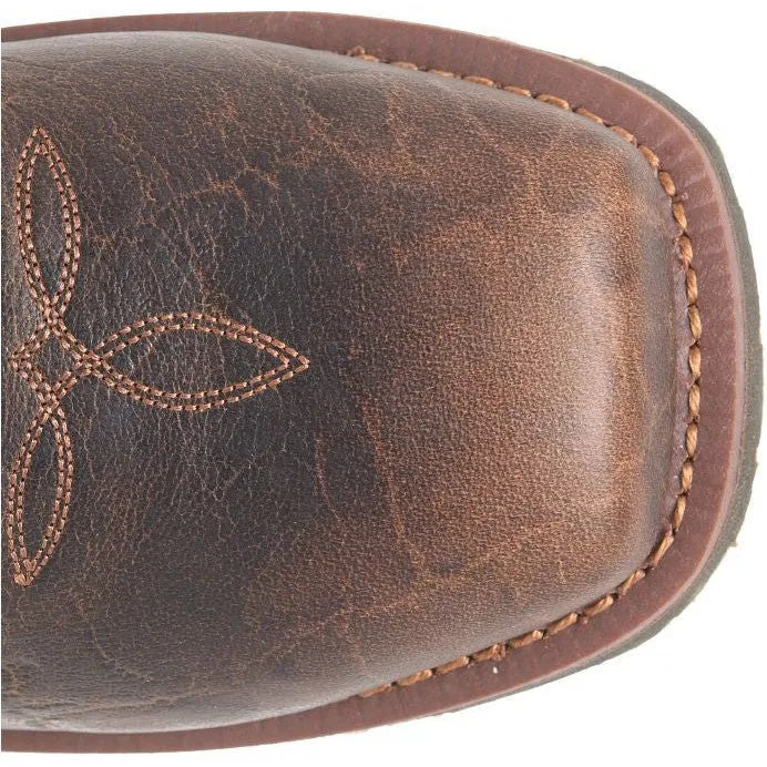 Double H Men's Outlook 11" Comp Toe WP Western Work Boot -Brown- DH6143