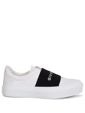 Elastic band white sneakers by Givenchy