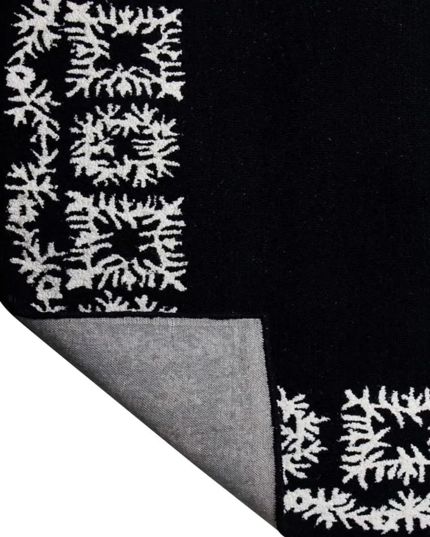 Floral Hand Tufted Wool Carpet Elegant and Beautiful | 5 x 8 Feet