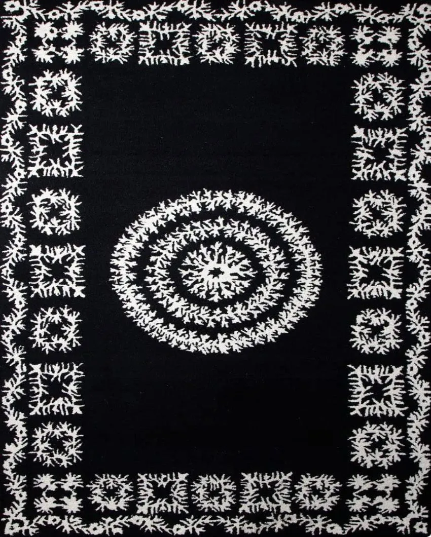 Floral Hand Tufted Wool Carpet Elegant and Beautiful | 5 x 8 Feet