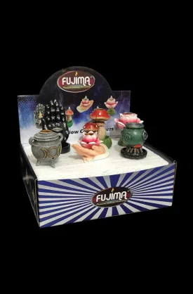 Fujima Mini Backflow Incense Burner - 6 Pack
