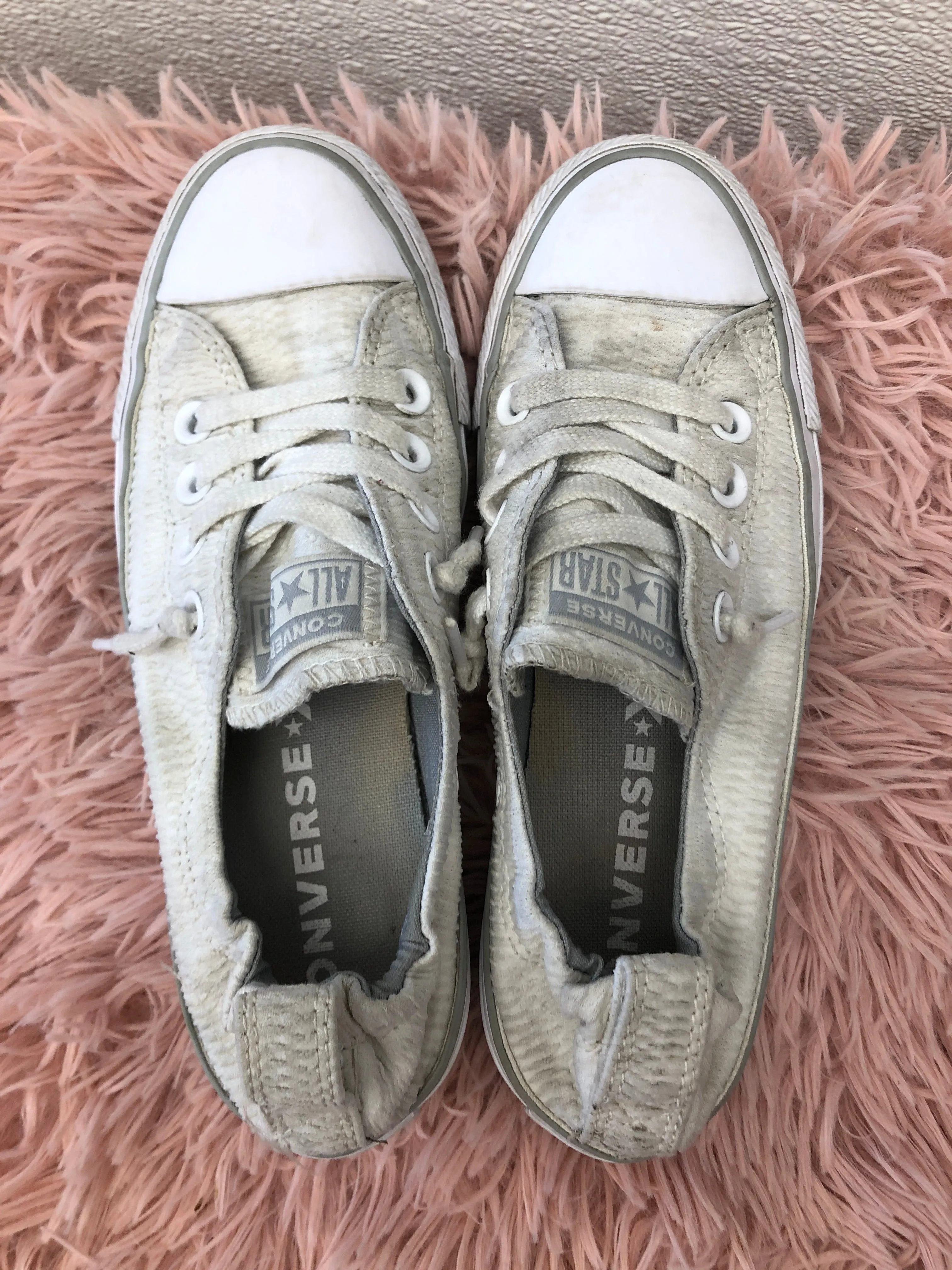 Grey Shoes Sneakers Converse, Size 6