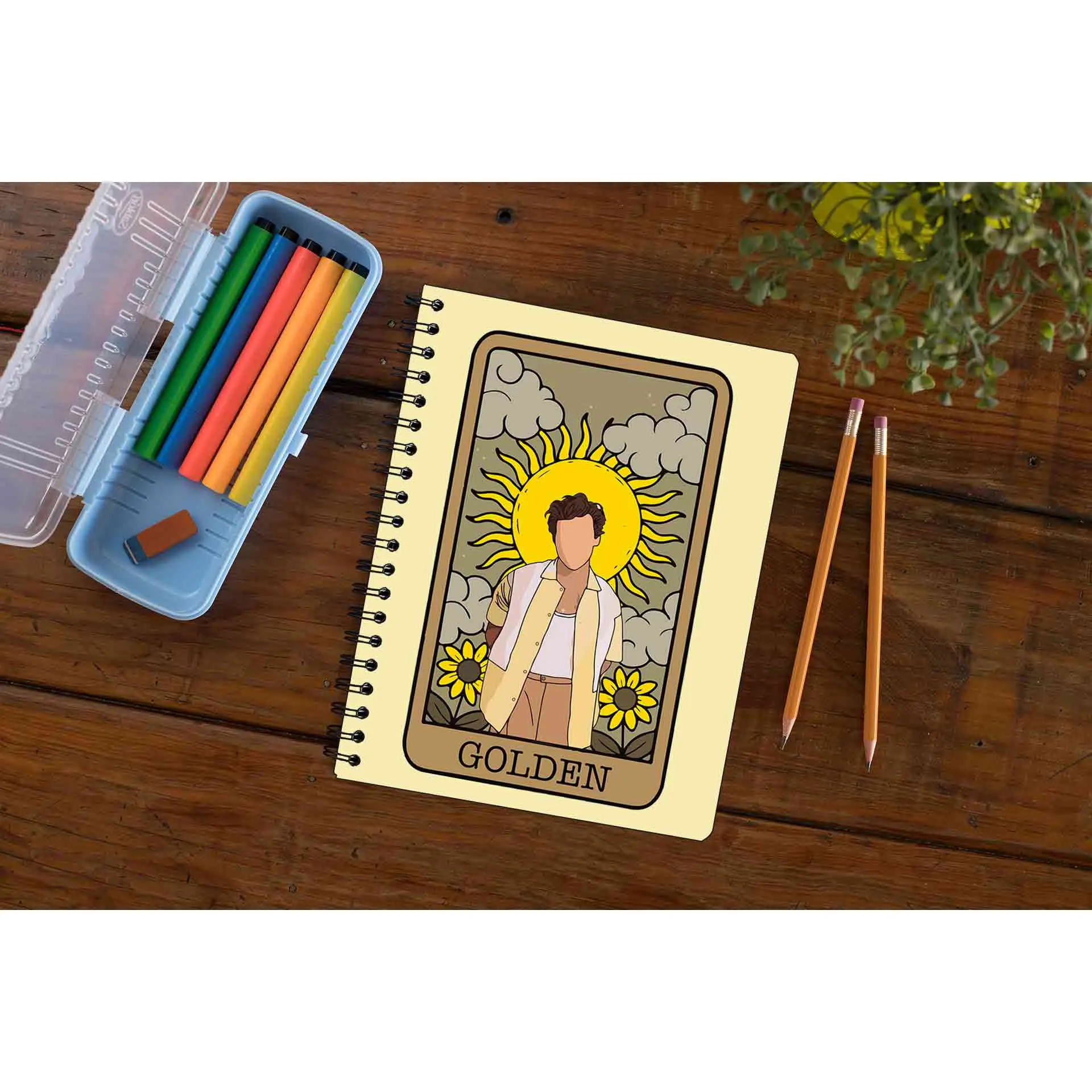 Harry Styles Notebook - Golden