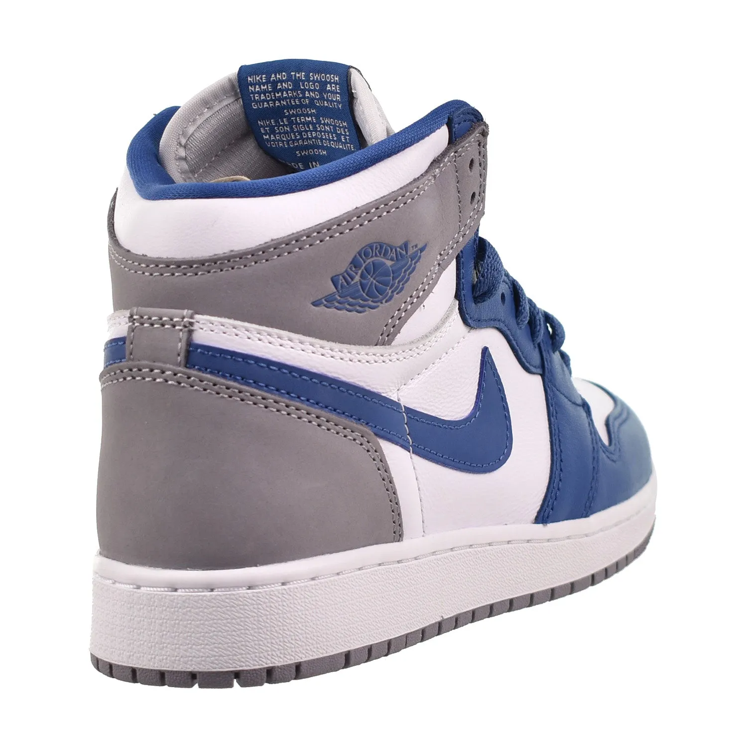Jordan 1 Retro High OG True Blue (GS) Big Kids' Shoes True Blue-White