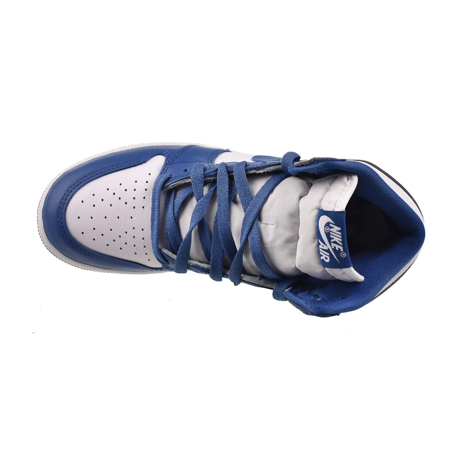 Jordan 1 Retro High OG True Blue (GS) Big Kids' Shoes True Blue-White