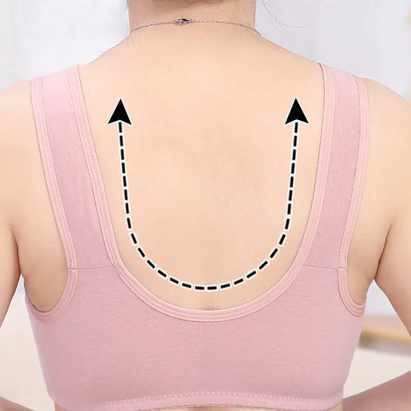 Lifesparking Convenient Front Button Bra