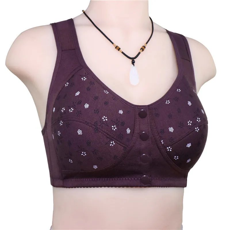Lifesparking Convenient Front Button Bra