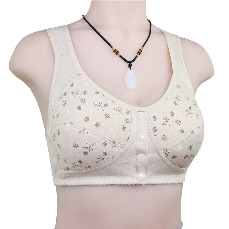 Lifesparking Convenient Front Button Bra