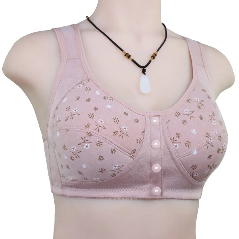 Lifesparking Convenient Front Button Bra