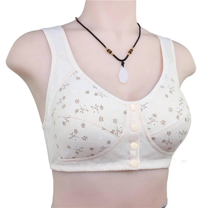 Lifesparking Convenient Front Button Bra