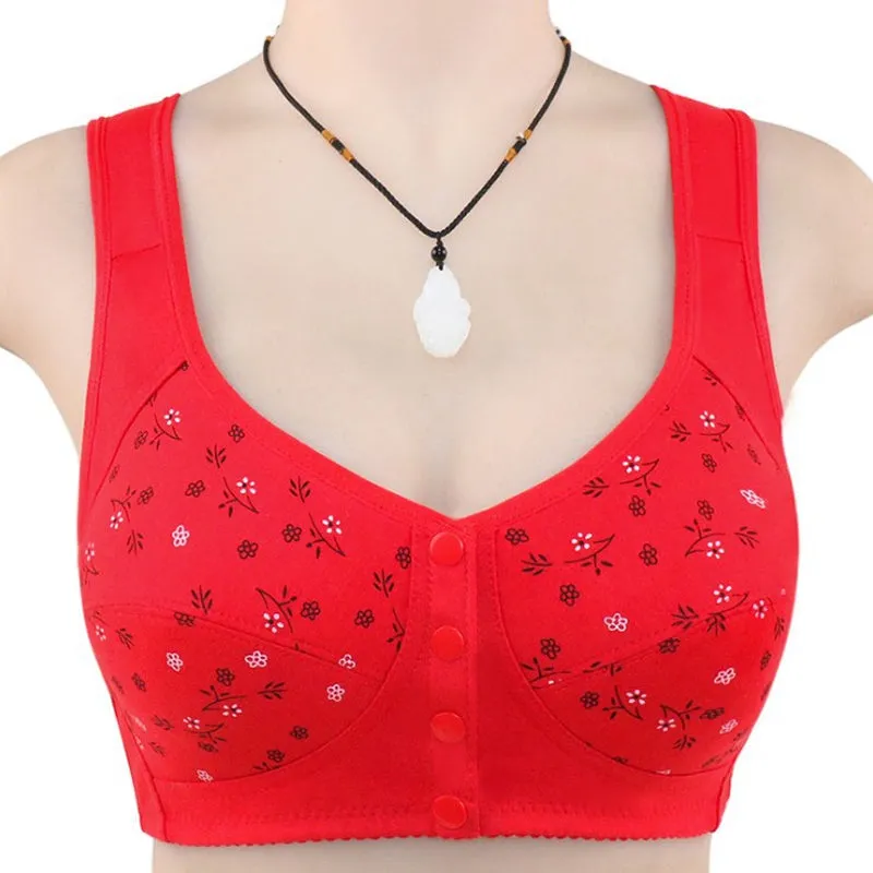 Lifesparking Convenient Front Button Bra