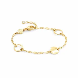 Luna Bracelet 140440/012 Gold & CZ