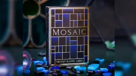Mosaic Blue Diamond Playing Cards