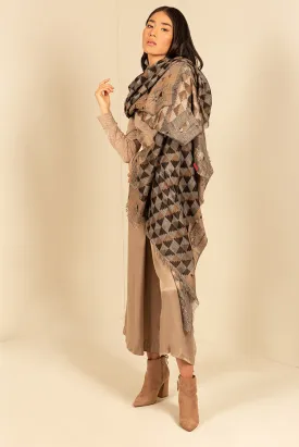 Nazca - 31 Shawl Royal Alpaca & Silk Color Black
