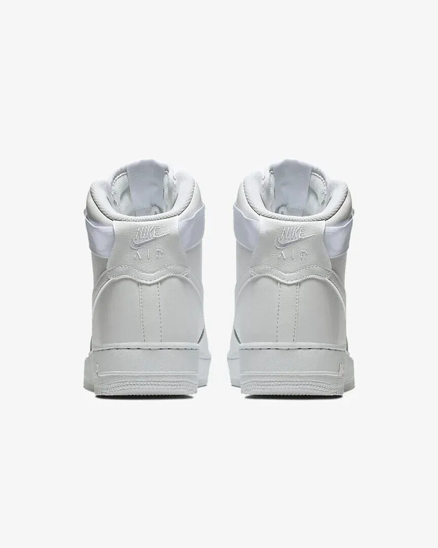 Nike Air Force 1 High 07 CW2290-111 Mens Triple White Leather Running Shoes C757