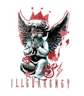 Nike Dunk Low WMNS “Valentine’s Day” | illcurrency White T-Shirt (Graffiti Angel)