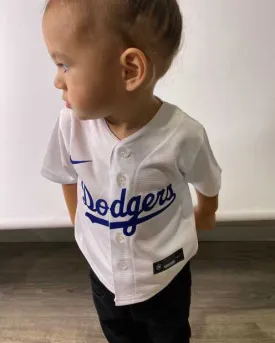 Nike Nike X MLB Infant Los Angeles Dodgers Home Replica Jersey White