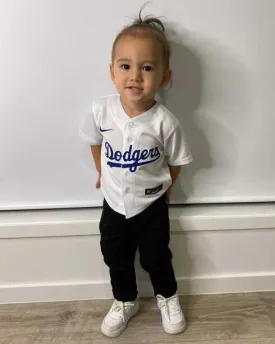 Nike Nike X MLB Kids' Los Angeles Dodgers Home Replica Jersey White