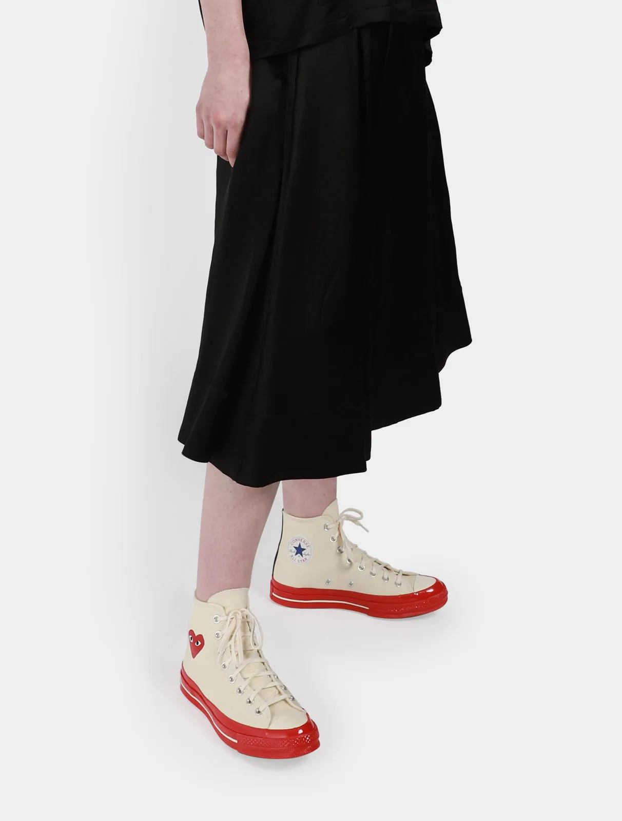 PLAY X Converse Hi Top Red Sole