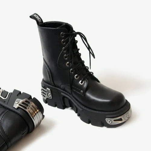 Punk Style Platform Women Ankle Boots Women's Motorcycle Boot