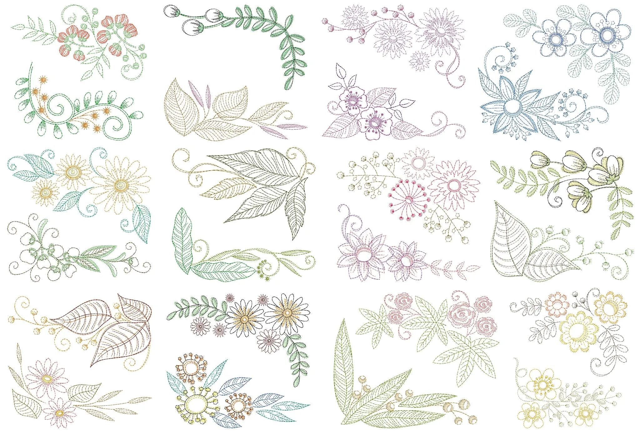 Reen Wilcoxson - Hand-Sketched Floral Borders Physical Card
