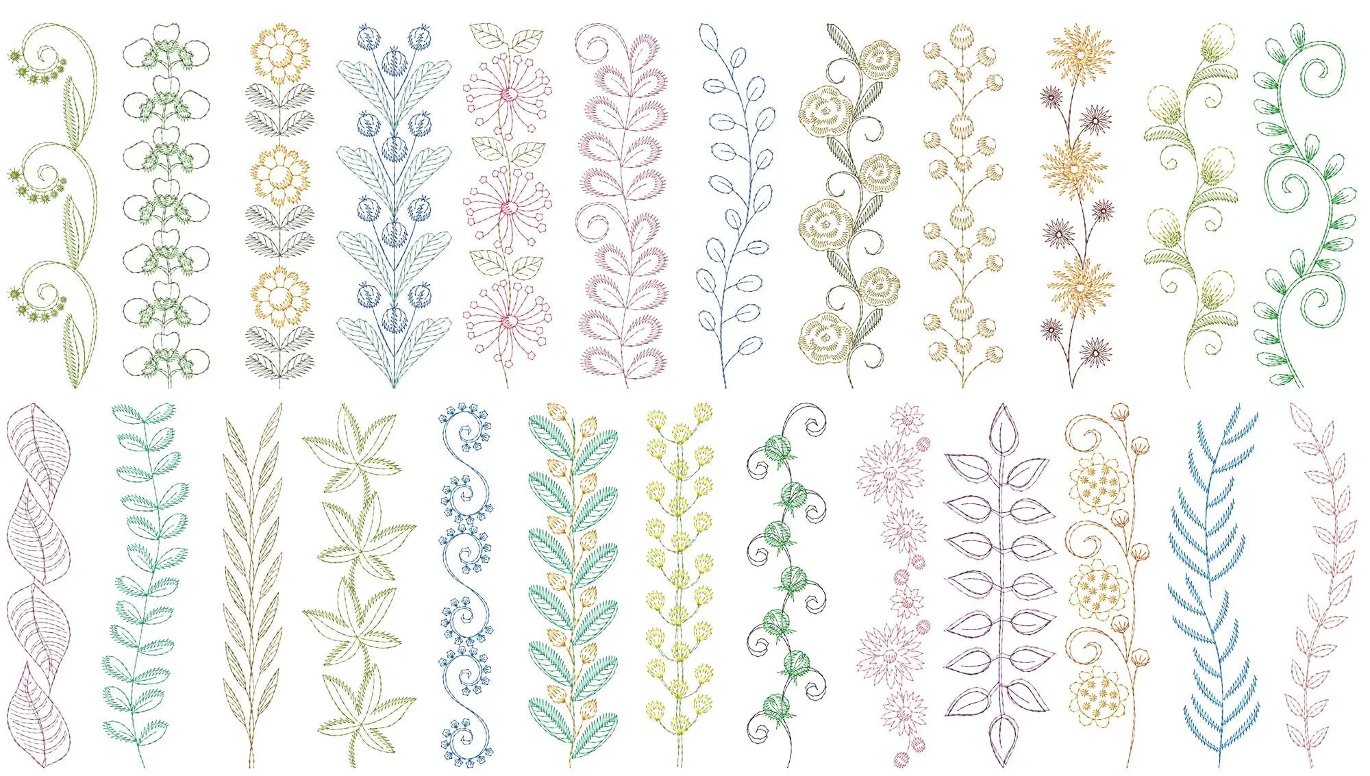 Reen Wilcoxson - Hand-Sketched Floral Borders Physical Card