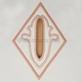 Richelieu Cutwork Monogram U