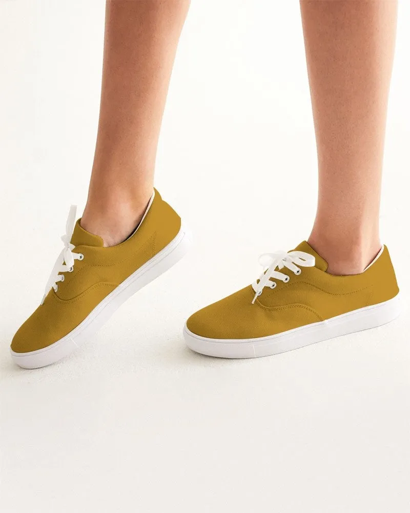 Shaded Orange Canvas Sneakers | Women's | C0M38Y100K30