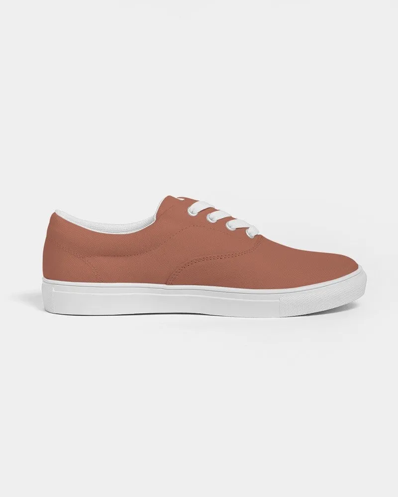 Shaded Pastel Red Canvas Sneakers | Women's | C0M60Y60K30