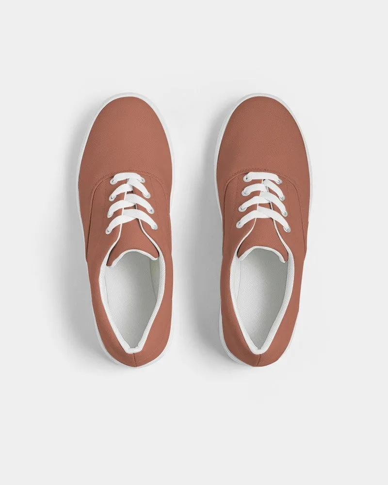 Shaded Pastel Red Canvas Sneakers | Women's | C0M60Y60K30