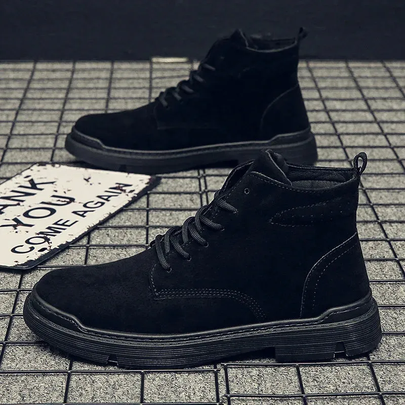 Step into Style and Comfort: Autumn Winter UNISEX Leather Ankle Boots