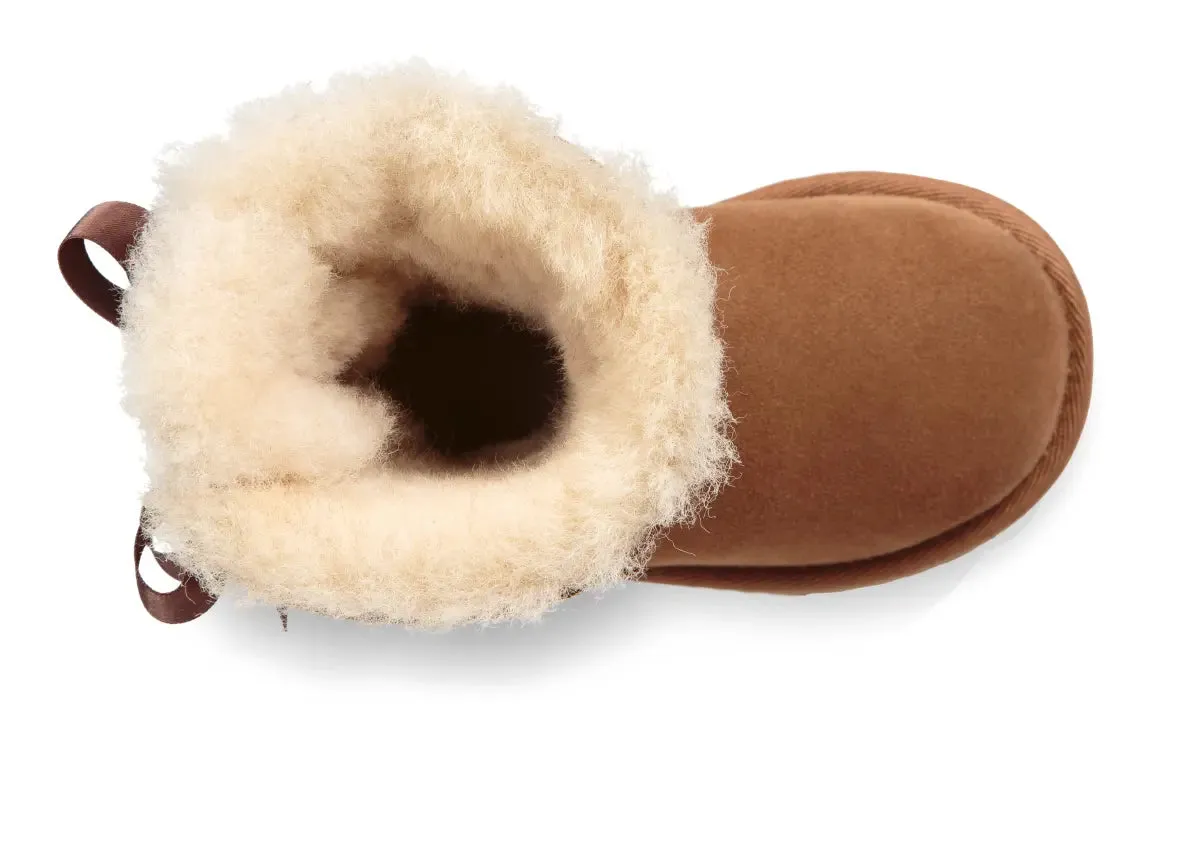 Toddler’s UGG Bailey Bow II – Cozy Sheepskin Boot with Silky Bows